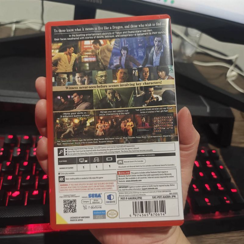 [HYBRID AUCTION] HOT ITEM Nintendo Switch 2 Game Yakuza 0 Director Cut