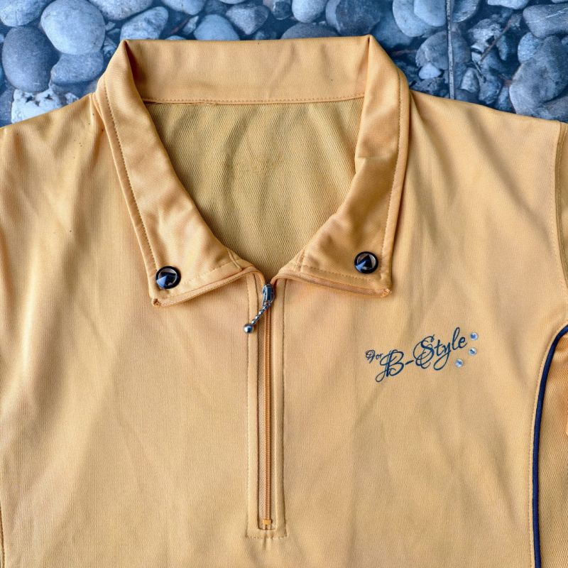 Baju Polo Wanita Mustard B-Style Lengan 3/4 – Preloved Size L