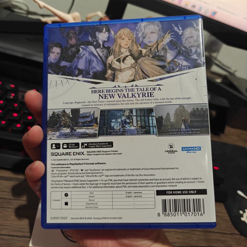 PS5 Game Valkyrie Elysium with sticker