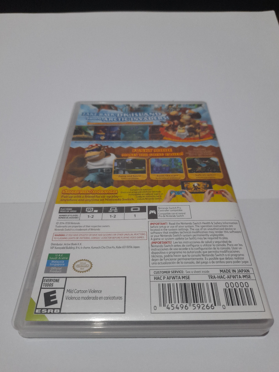 Donkey Kong Country Tropical Freeze - USA MDE Second / Bekas [Game Nintendo Switch]