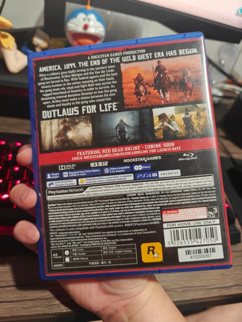 PS4 Game Red Dead Redemption 2