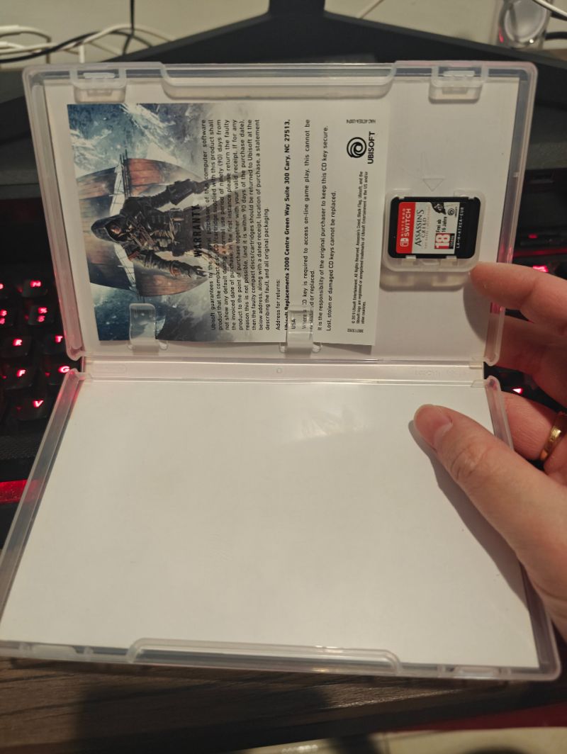 HYBRID AUCTION GAP 510 Nintendo Switch Game Assasin Creed The Rebel Collection