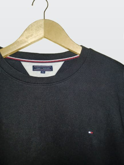Crewneck Tommy Hilfiger basic Black size XL