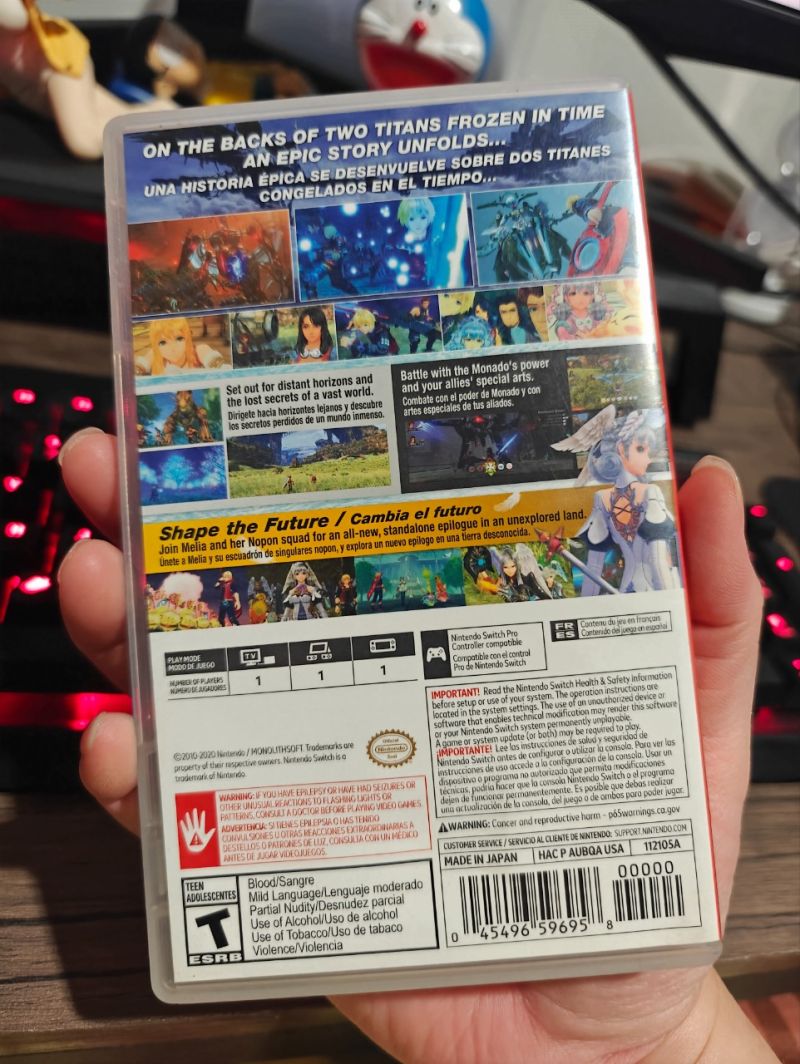 Pure US Nintendo Switch Game Xenoblade Chronicle 1