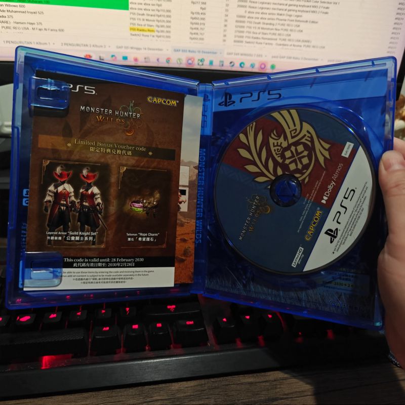 HYBRID AUCTION PS5 Game Monster Hunter Wilds