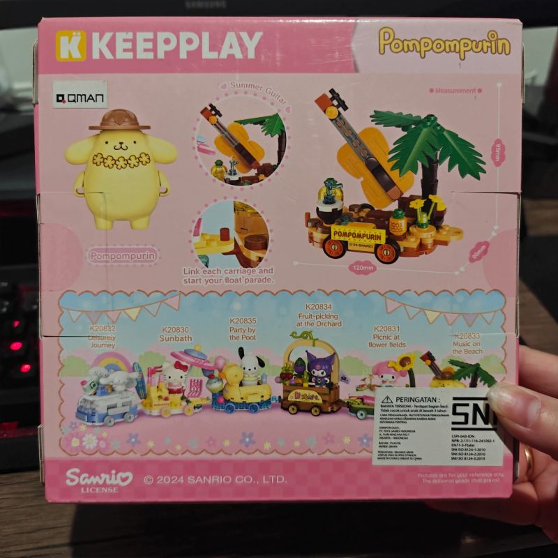 Keeppley Toys Pompompurin Official Music on the Beach