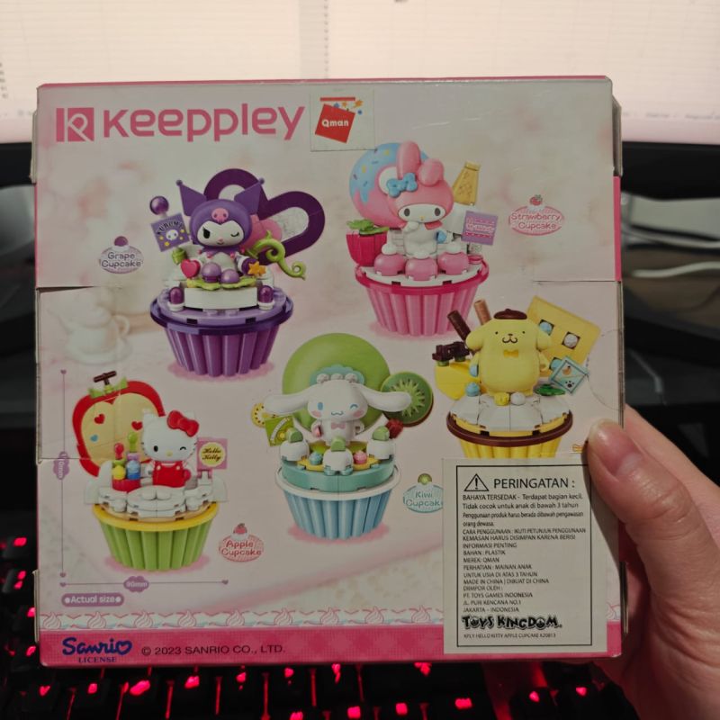 [HYBRID AUCTION GAP 519] Keepley Toys Hello Kitty Apple Cupcake