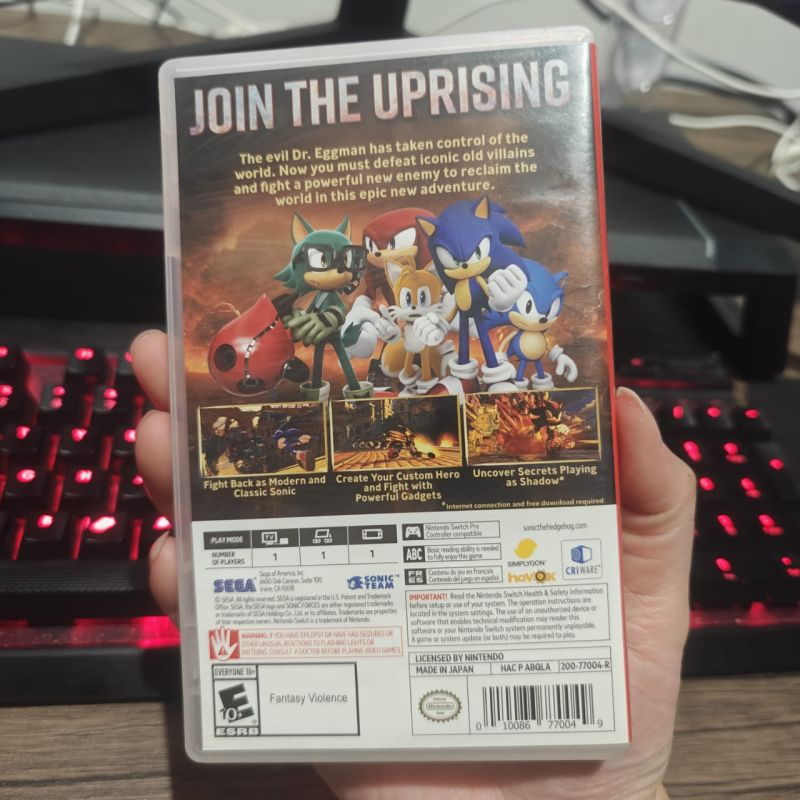 [HYBRID AUCTION] NIntendo Switch Game Sonic Forces Pure US