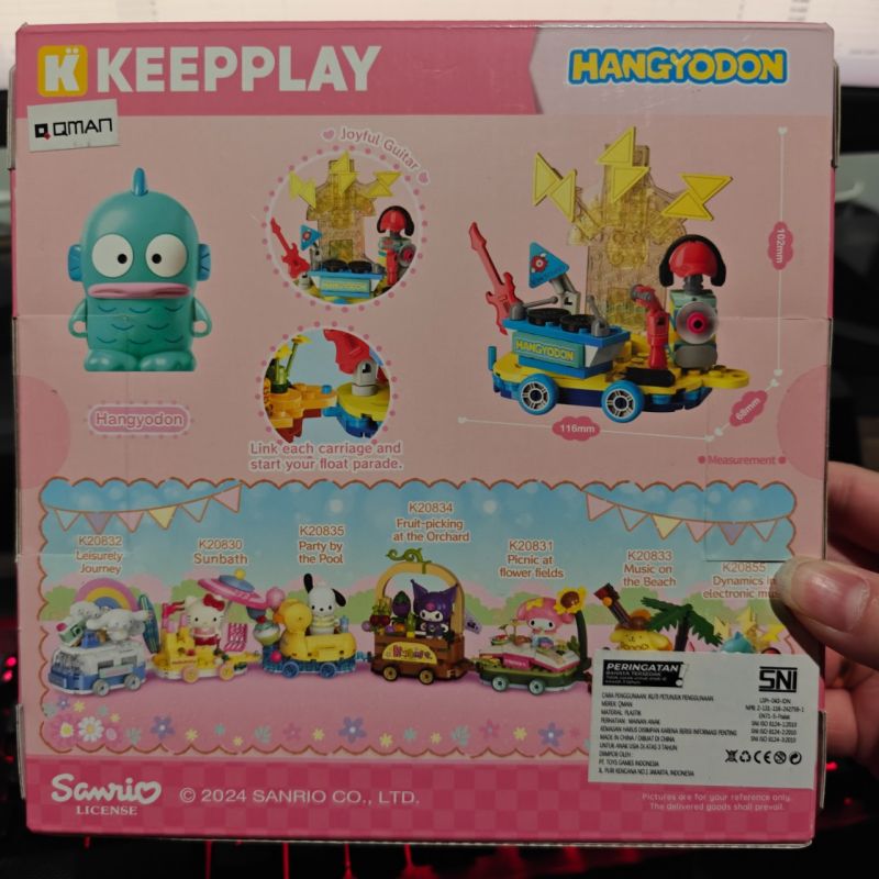 Keeppley Toys Hangyodon Official Licensed Dynamics in electronic Music