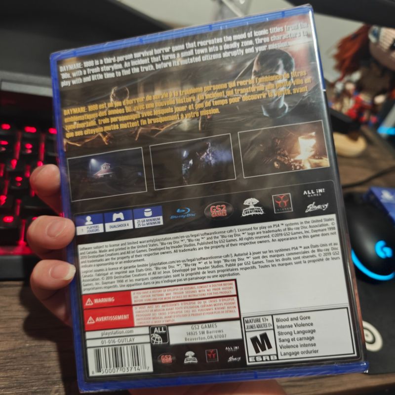 HYBRID AUCTION PS4 Game Daymare 1998