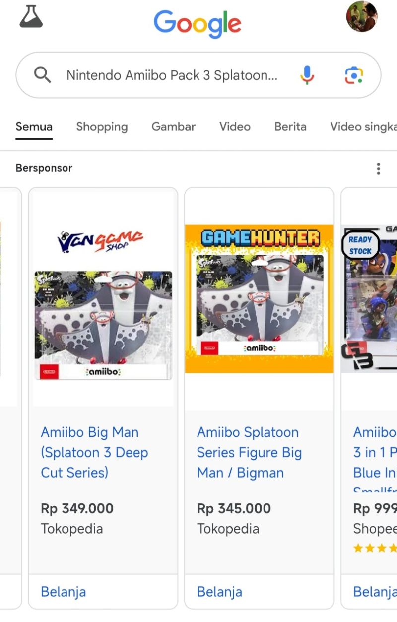 Amiibo Big Man (Seri Splatoon). Original Nintendo