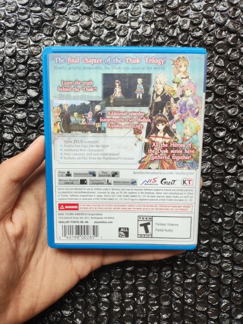 Ps Vita Atelier Shallie Alchemist of the Dusk Sea