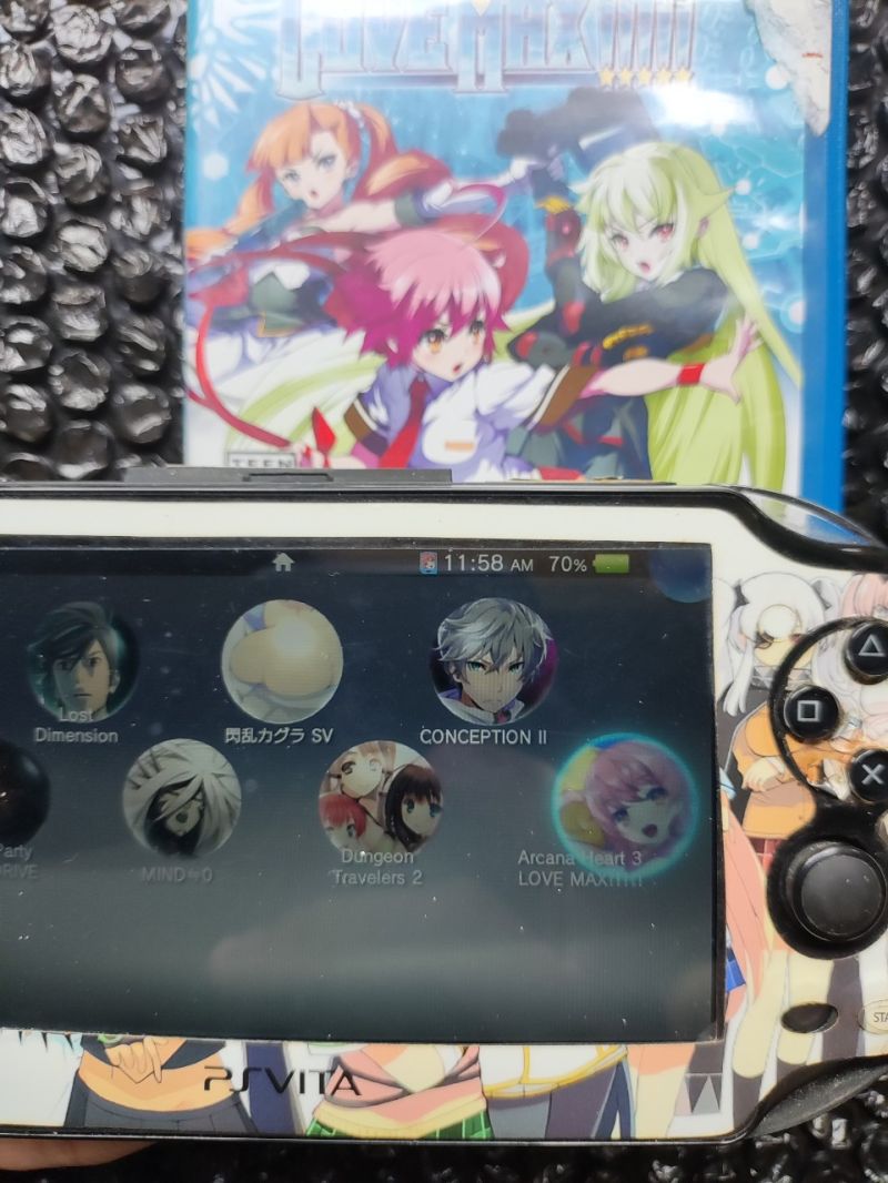 Ps Vita Arcana Hearts 3 Love Max