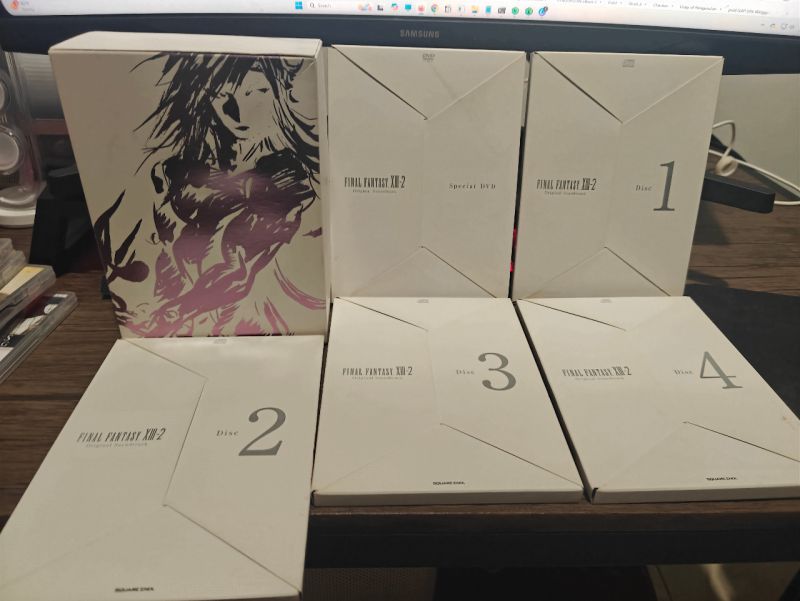 HYBRID AUCTION GAP 510 Limited Edition Final Fantasy XIII-2 Original SoundTrack SUPER RARE