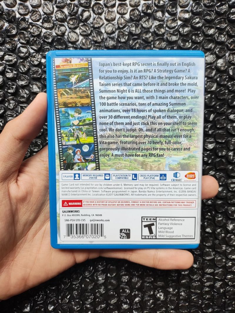 Ps Vita Summon Night 6 Lost Border