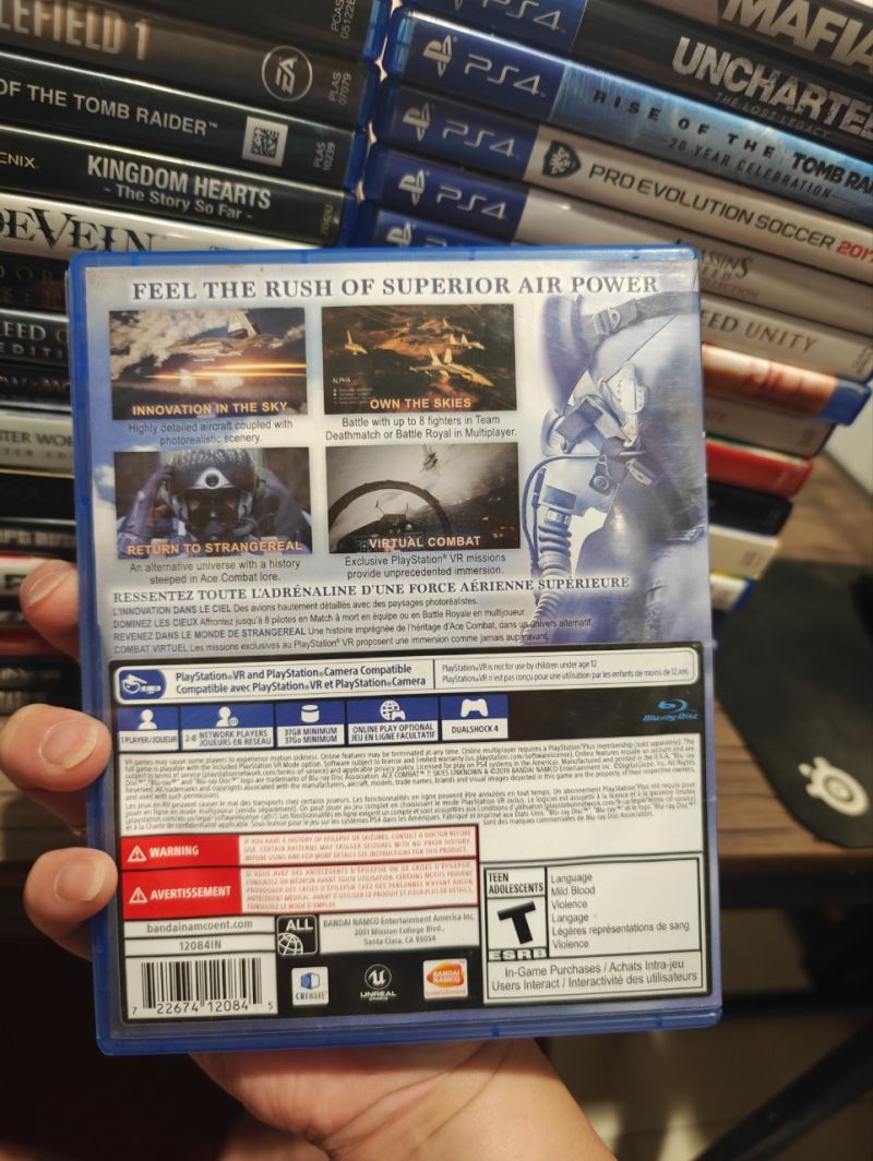 Pure US PS4 Game Ace Combat 7 Skies Unknown