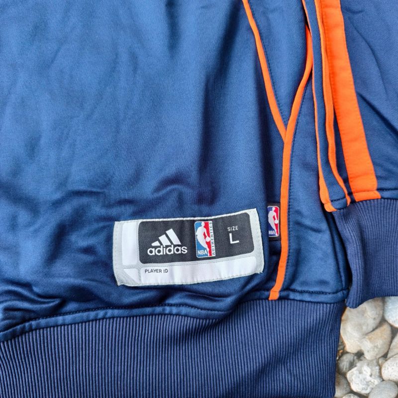NBA Midlayer– OKC Thunder long sleeve / shooting top warna navy
