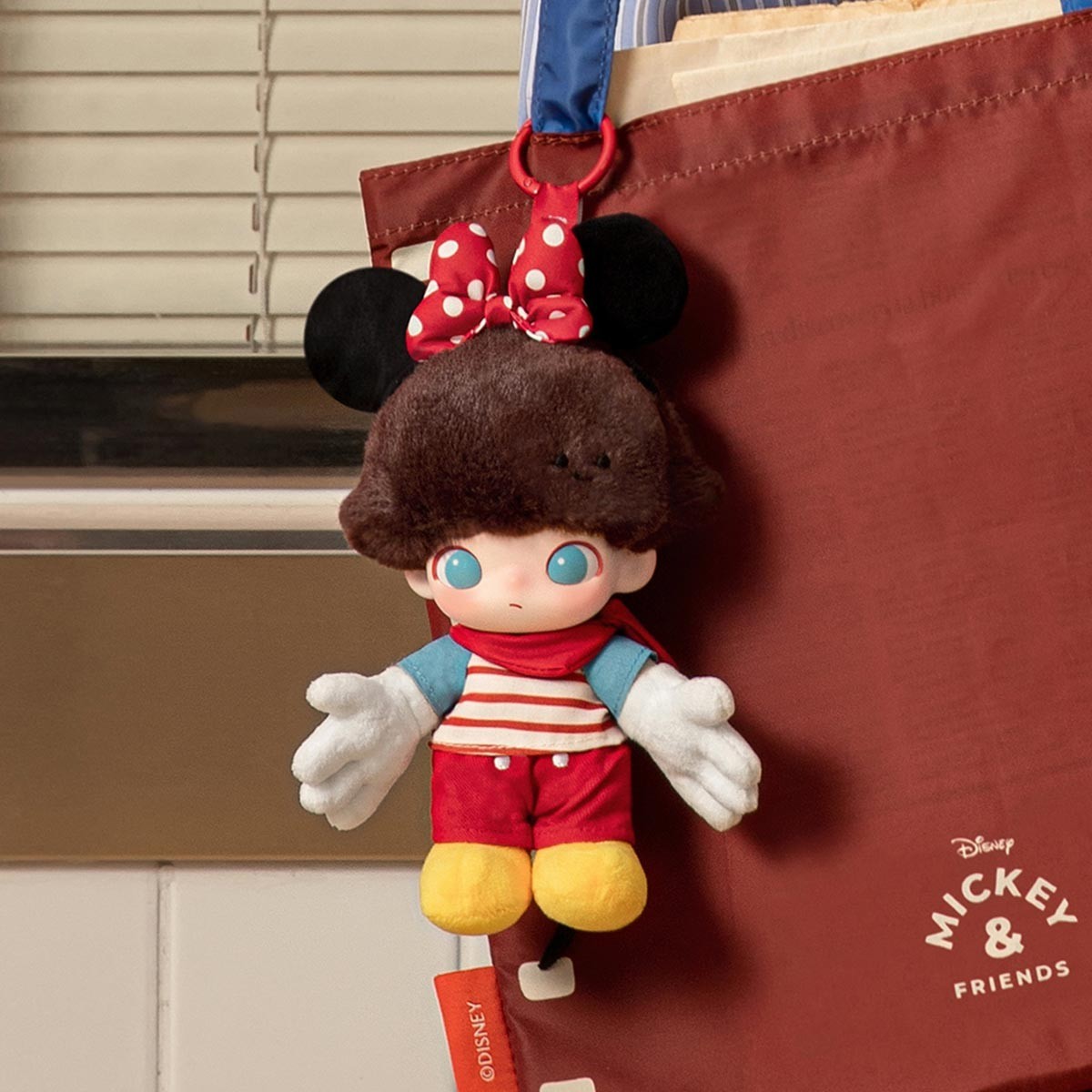 MINNIE - Popmart DIMOO WORLD × DISNEY Series-Vinyl Plush Keychain 100% Original Pop Mart