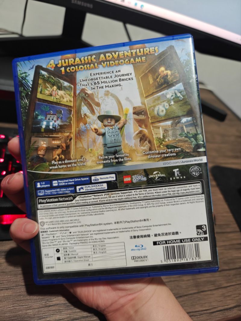 PS4 Game Lego Jurassic World