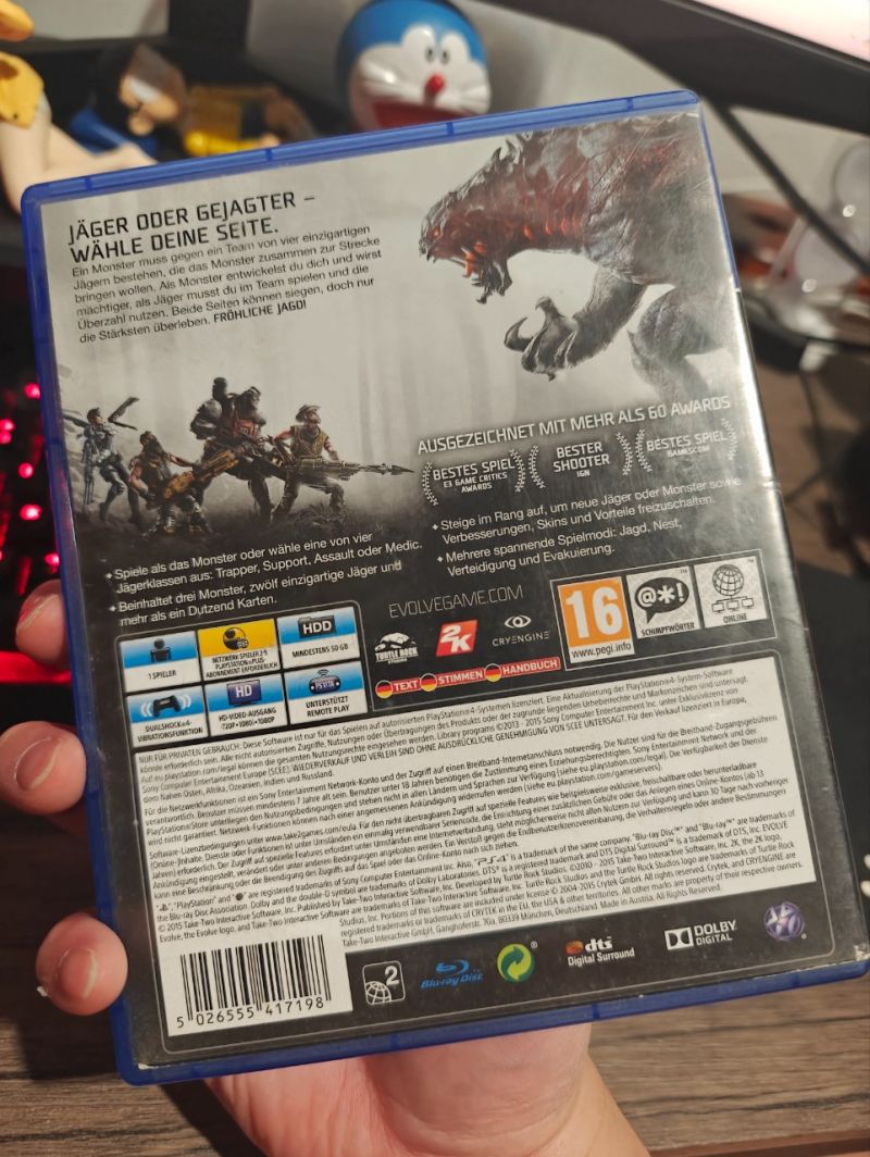 PS4 Game Evolve
