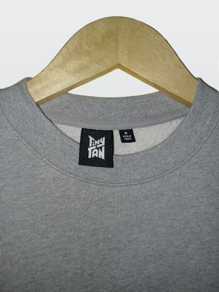BTS TinyTAN Sweatshirt Grey Kpop band merch size M