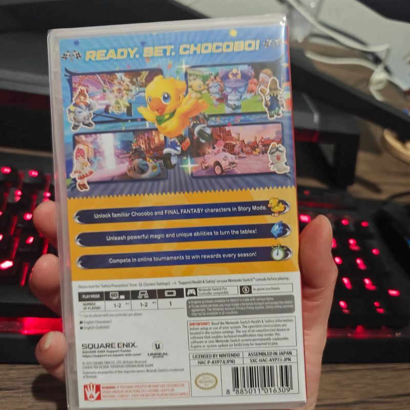 HYBRID AUCTION Nintendo Switch Game Chocobo GP