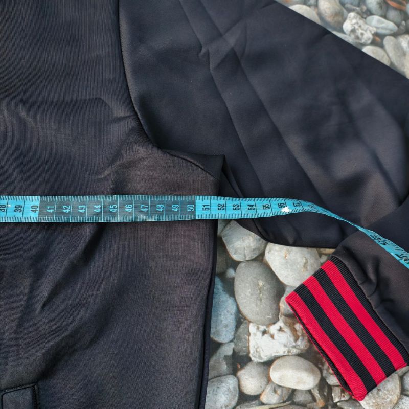 Mills Rizqan Varsity Jacket – Black Red (Size M)