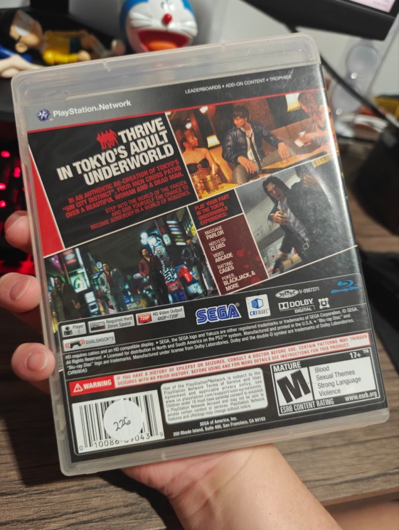 PS3 Game Yakuza 4