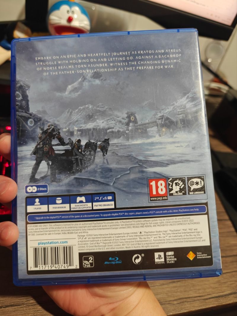 PS4 Game God of War Ragnarok