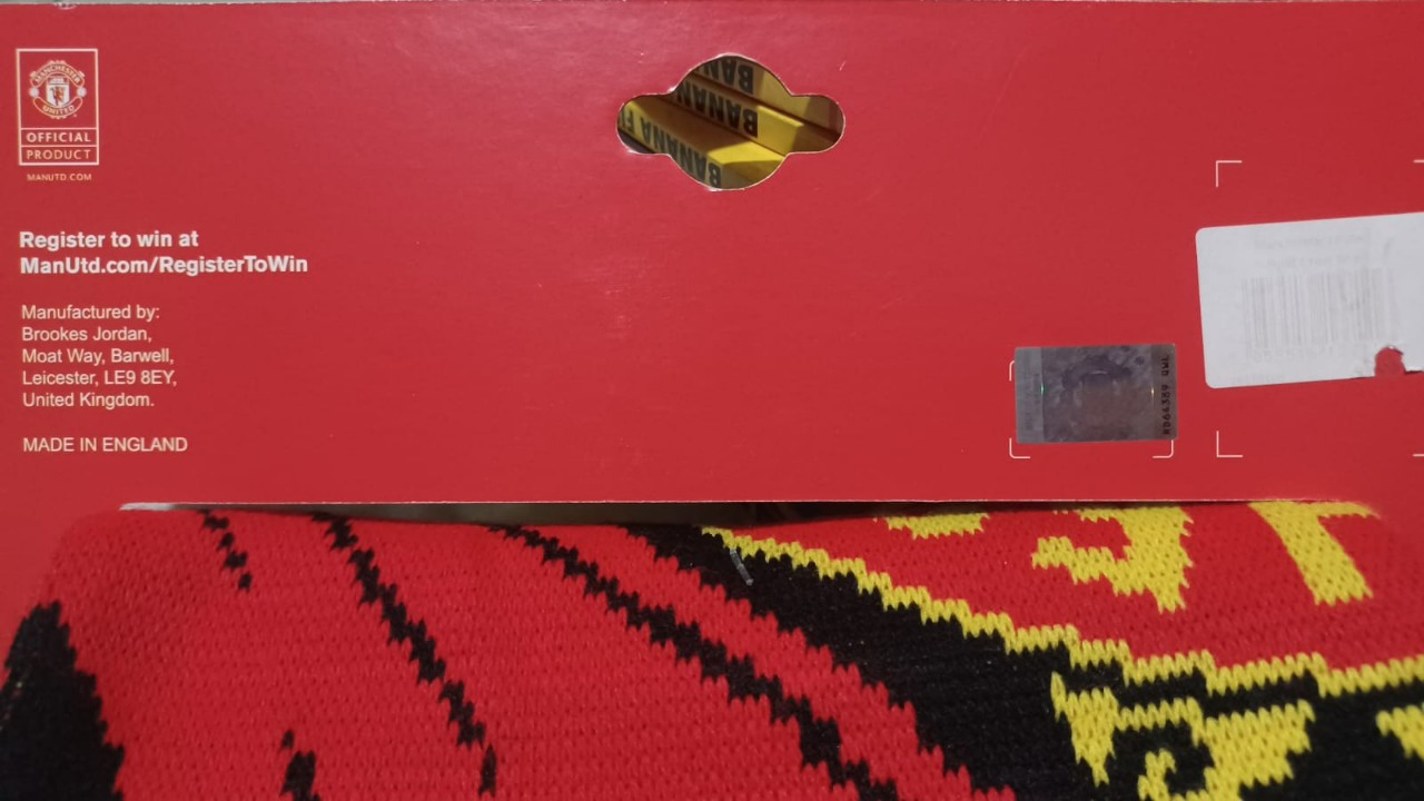 Official scarf Manchester United