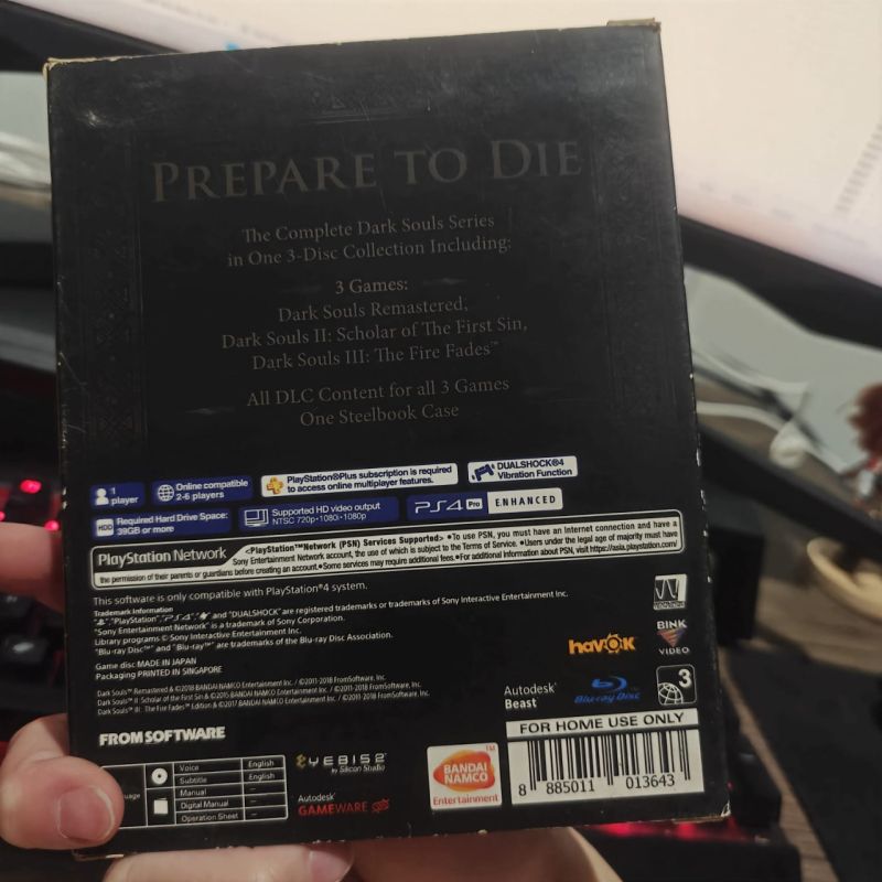 [HYBRID AUCTION] Dark Souls Trilogy Include All DLC ( 3Discs)