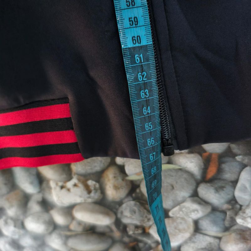 Mills Rizqan Varsity Jacket – Black Red (Size M)