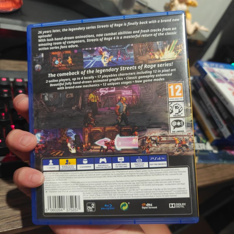 PS4 Game Streets of Rage 4