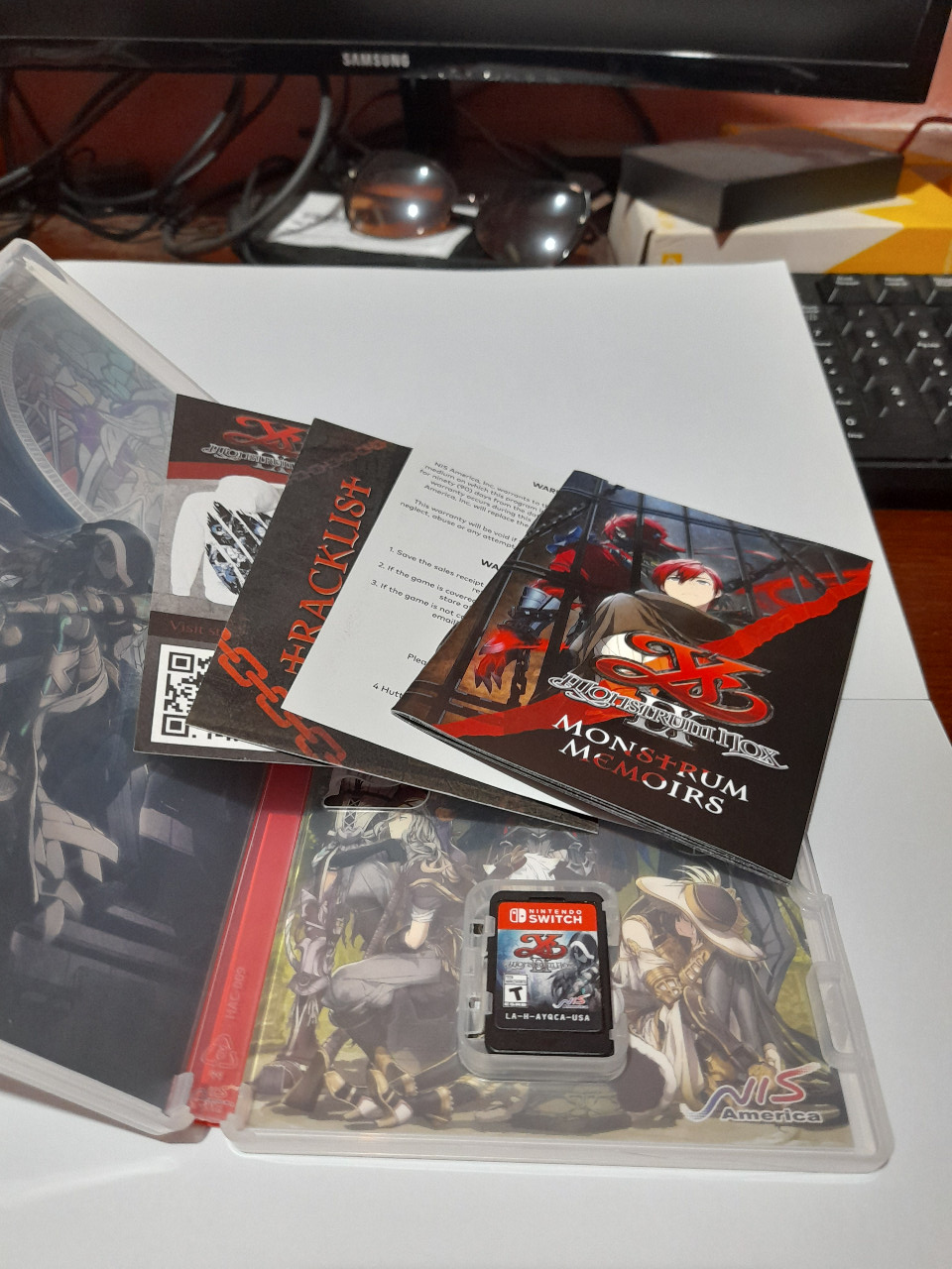 Ys IX : Monstrum Nox Pact Edition - Pure USA Second / Bekas [Game Nintendo Switch]