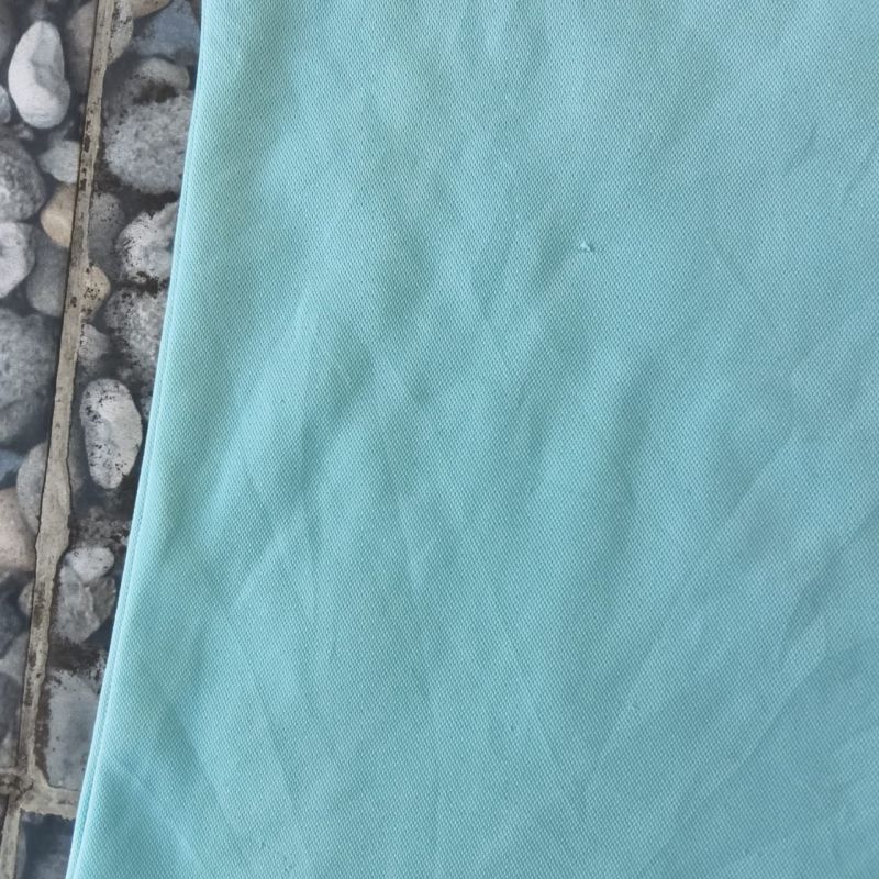 Kaos K-Swiss Original Biru Muda Logo Oranye Size 160 / M