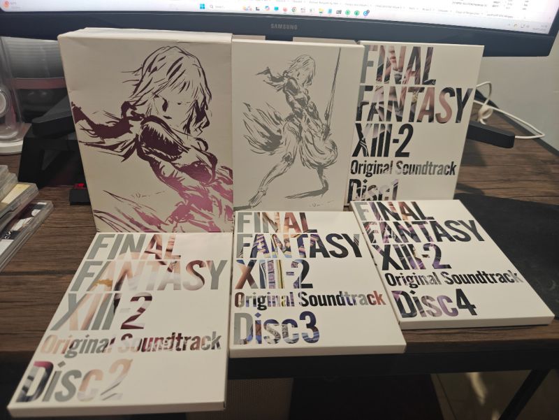 HYBRID AUCTION GAP 510 Limited Edition Final Fantasy XIII-2 Original SoundTrack SUPER RARE