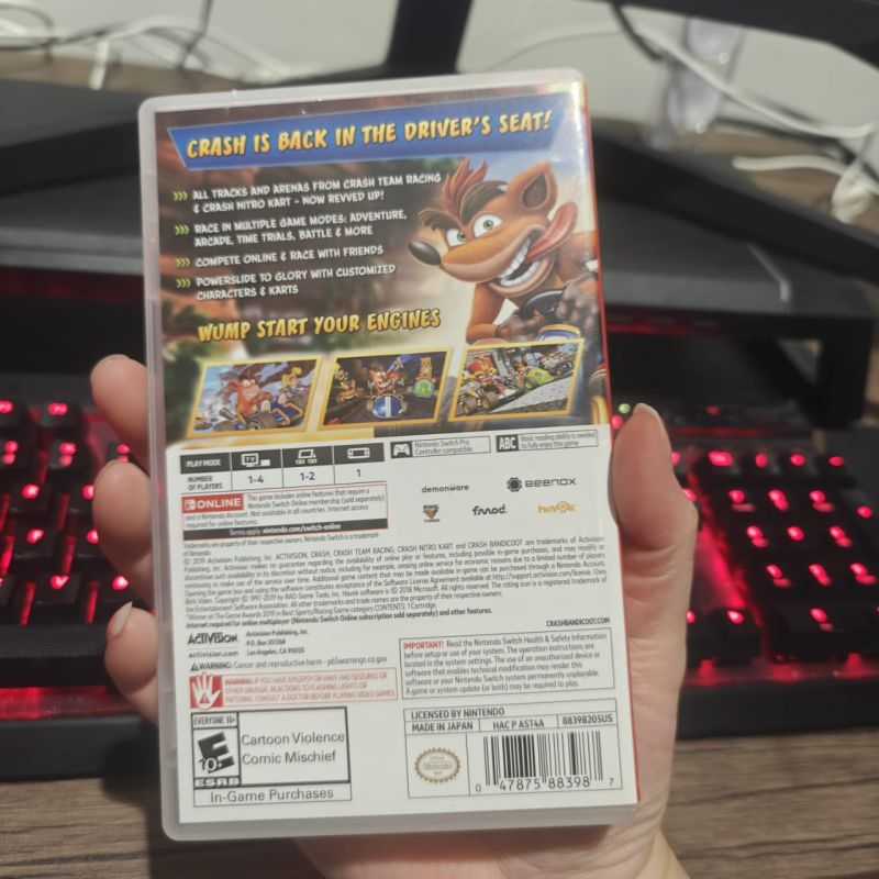 [HYBRID AUCTION] NIntendo Switch Game Crash Team Racing Pure US