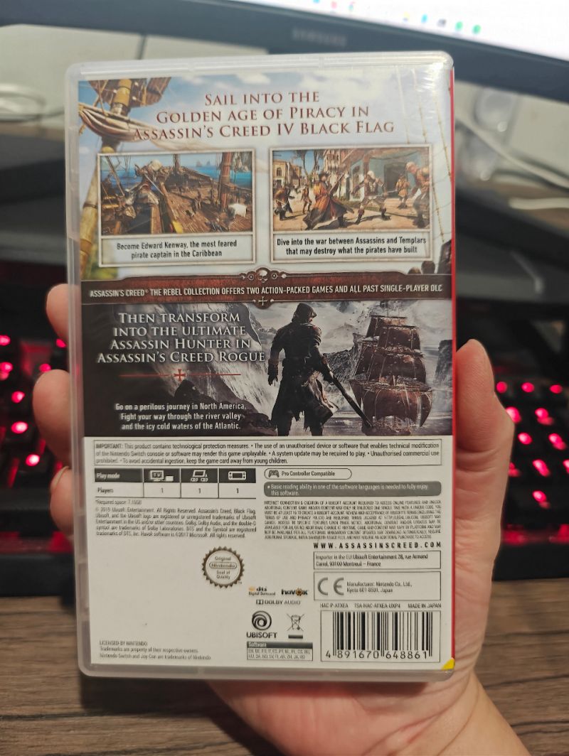 HYBRID AUCTION GAP 510 Nintendo Switch Game Assasin Creed The Rebel Collection