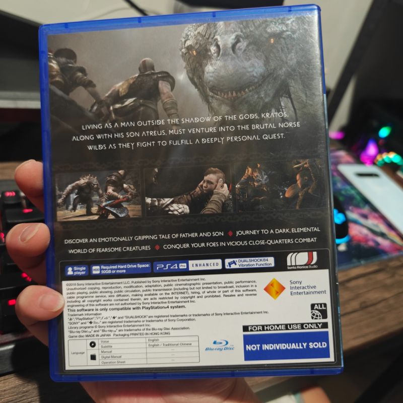 Hybrid Auction PS4 Game God of War