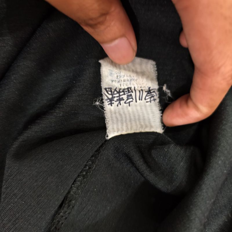 Double Face Knit T-Shirt Oversized Boxy Hitam Men's Club