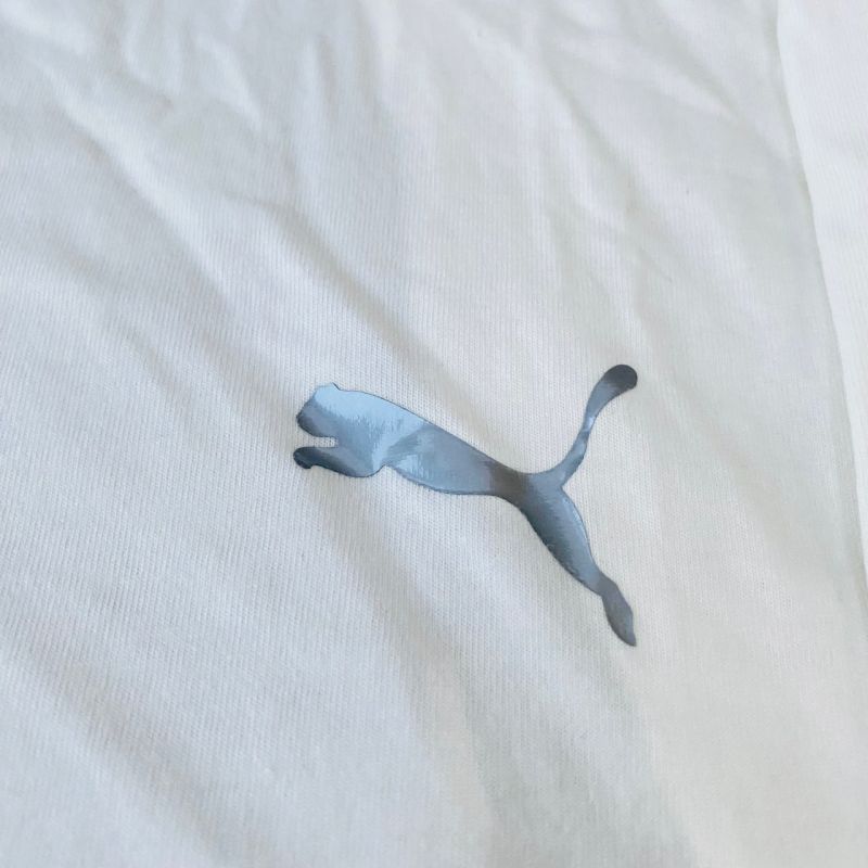 T-Shirt Puma Long Sleeve Putih – Size XL