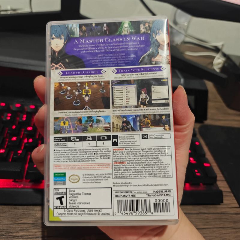 [HYBRID AUCTION GAP 519] Nintendo Switch Game Fire Emblem Three Houses