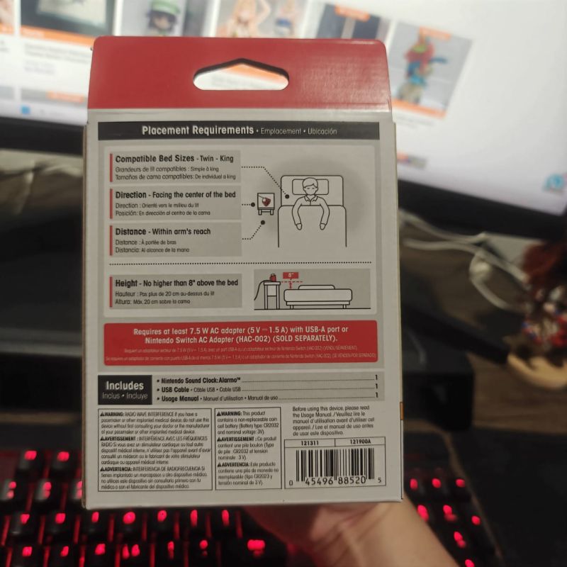 [HYBRID AUCTION] HOT ITEM Alarmo Nintendo Sound Clock PURE US