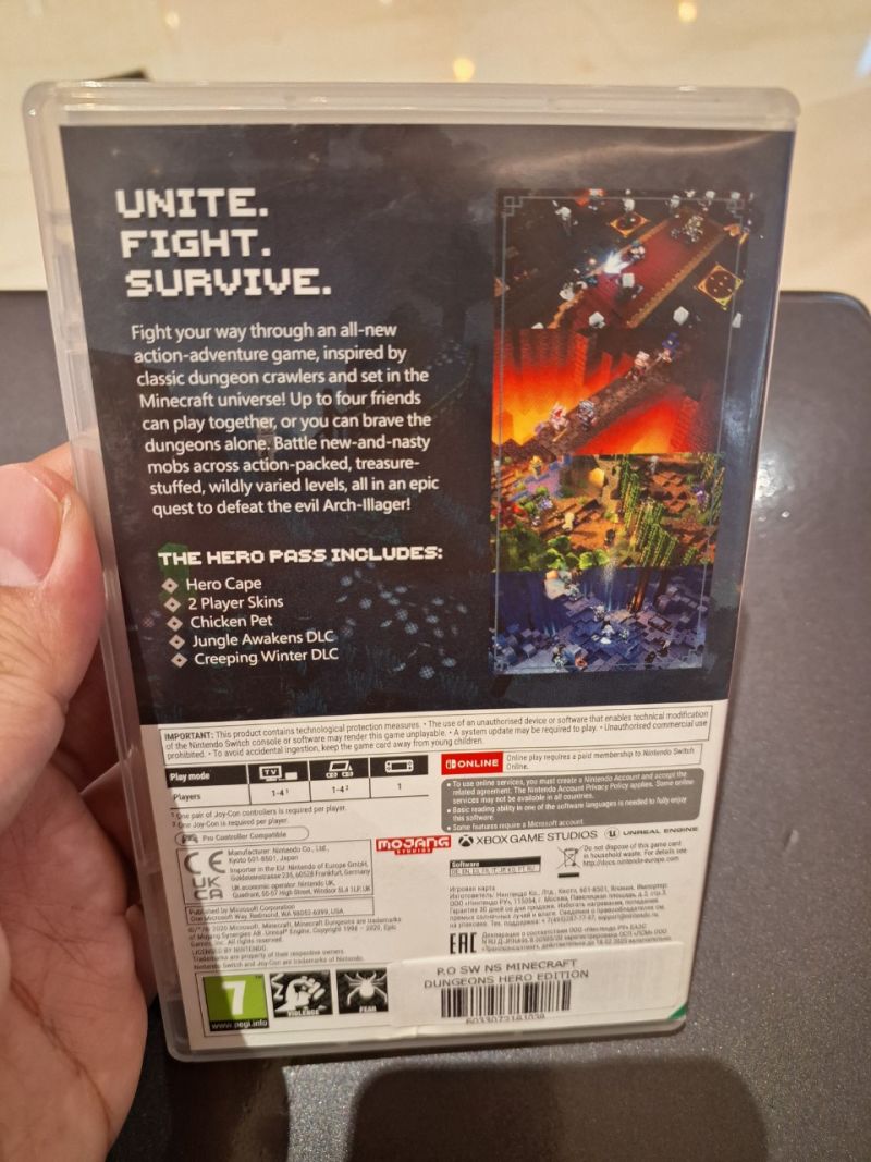 MINECRAFT DUNGEONS SWITCH