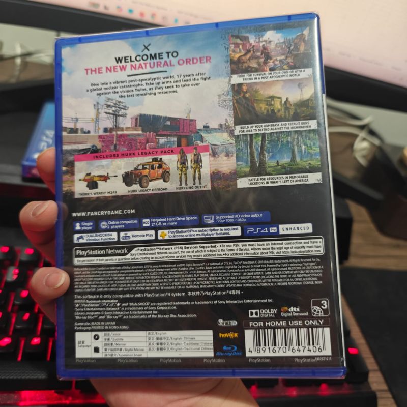 [HYBRID AUCTION GAP 519] New Sealed PS4 Game Farcry New Dawn
