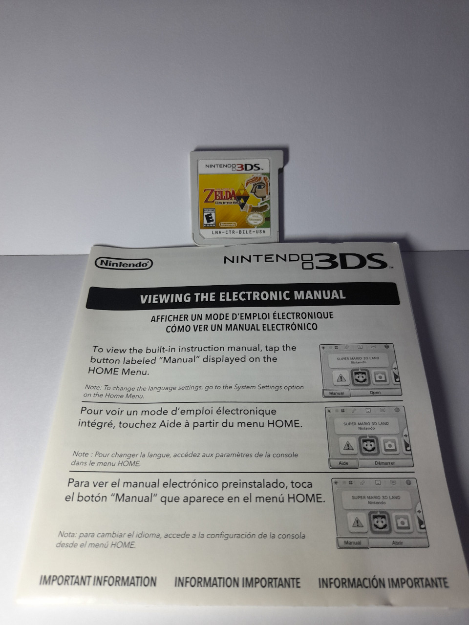 The Legend of Zelda - A Link Between Worlds - USA Second atau Bekas [Game Nintendo 3DS]